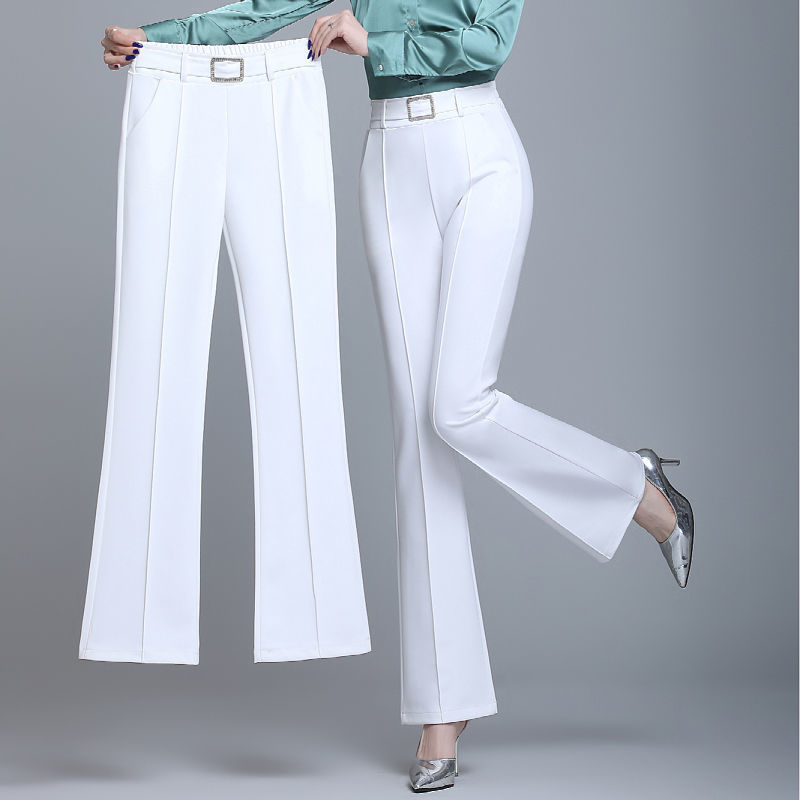 Pantalon Évasé Taille Haute Diamants | MDN Store