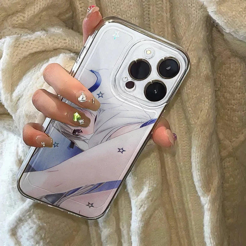Coque iPhone Anime Femme Style Années 2000 Minimaliste - 16 15 14 13 | MDN Store