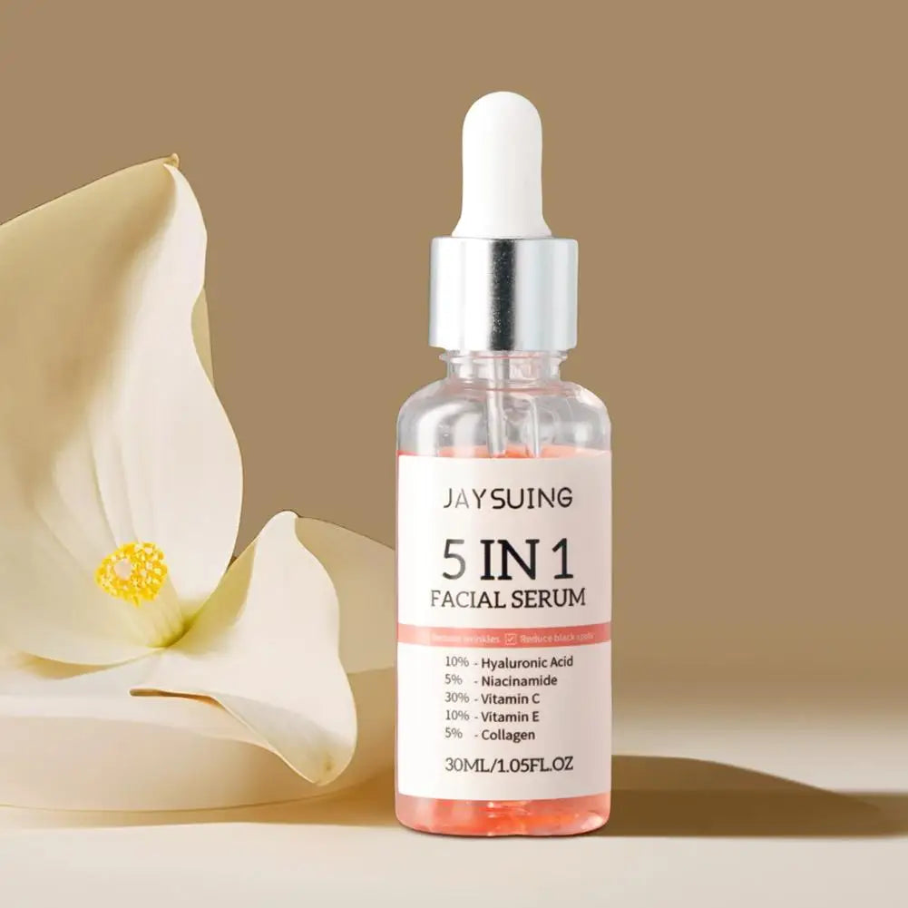 Sérum Visage 5 en 1 Vitamine C 30% Niacinamide Acide Hyaluronique Anti-Rides | MDN Store
