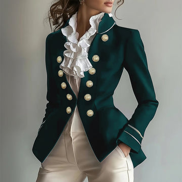 Veste Blazer Col Montant Élégante | MDN Store