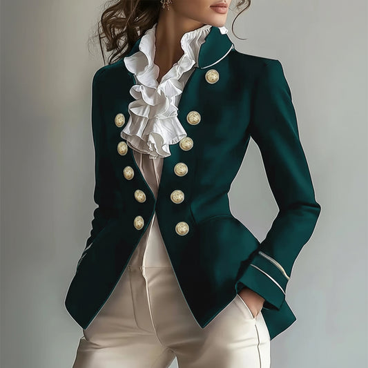 Veste Blazer Col Montant Élégante | MDN