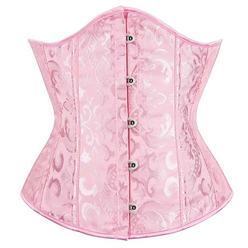 Corset Sous-Poitrine Jacquard Floral | MDN Store