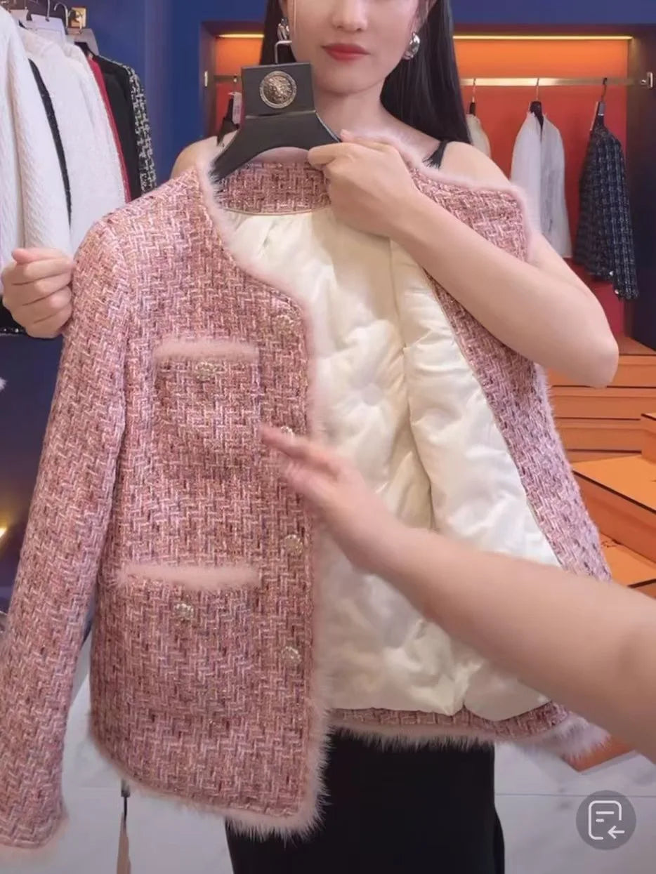 Veste Velours Rose | MDN