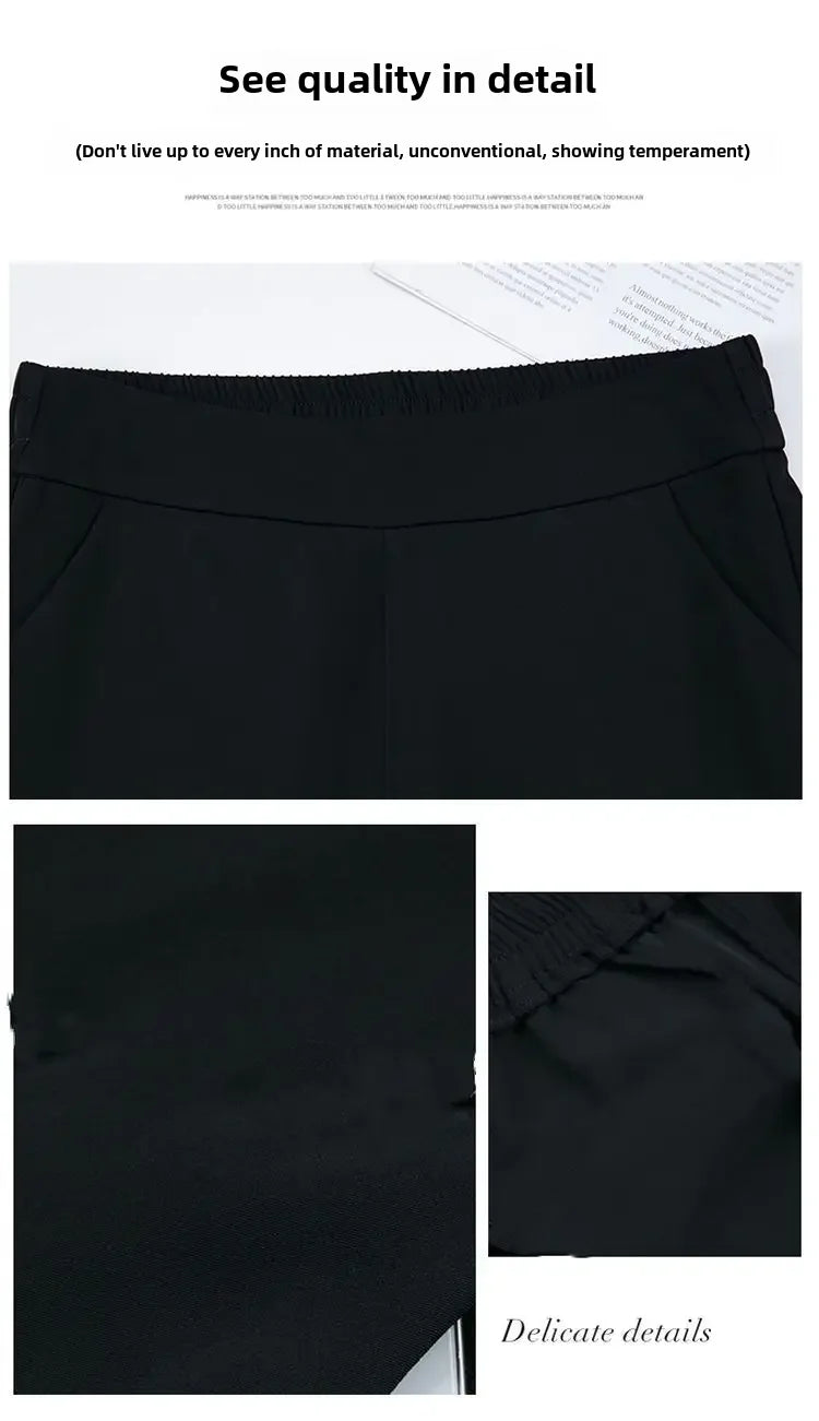 Pantalon Large Soie Glacée Blanc Femme | MDN Store