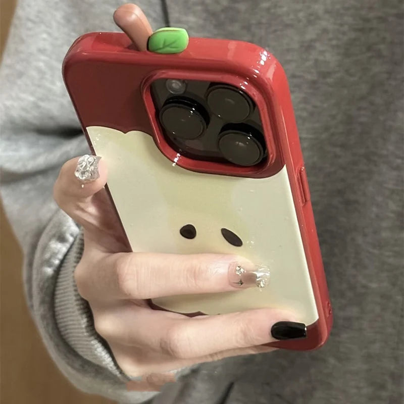 Coque iPhone Pomme 3D - Protection Anti-Choc Style Coréen | MDN Store