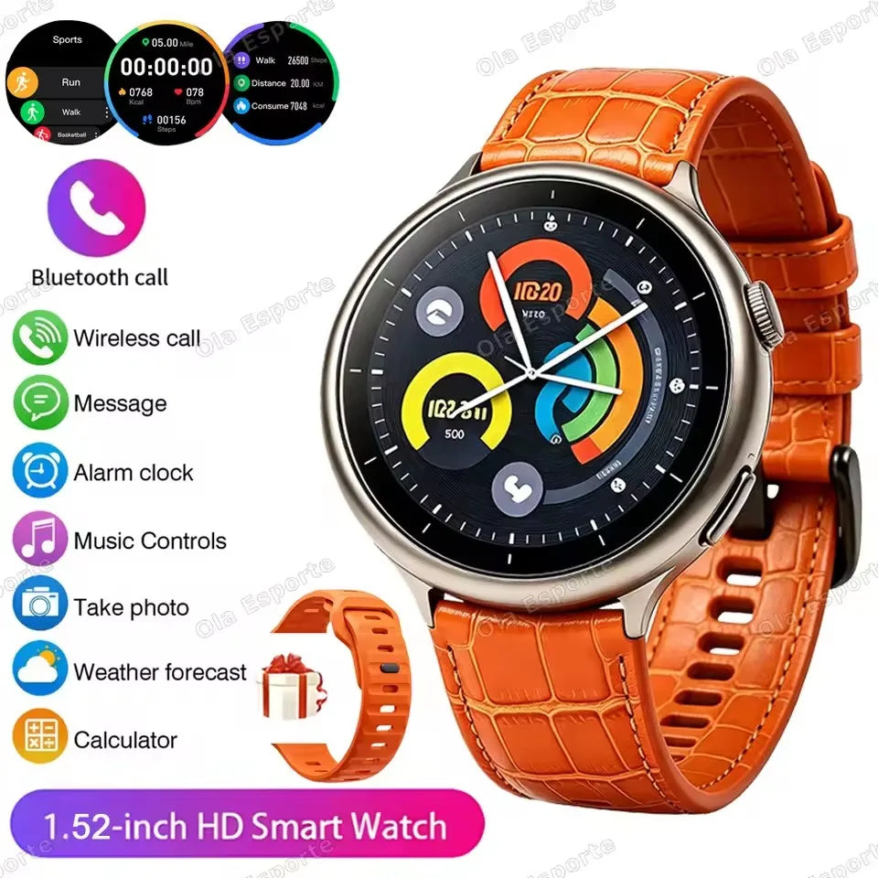 Montre Connectee Sport Assistant Vocal Bluetooth 5.3 Ecran 1.5 Pouce | MDN Store 25