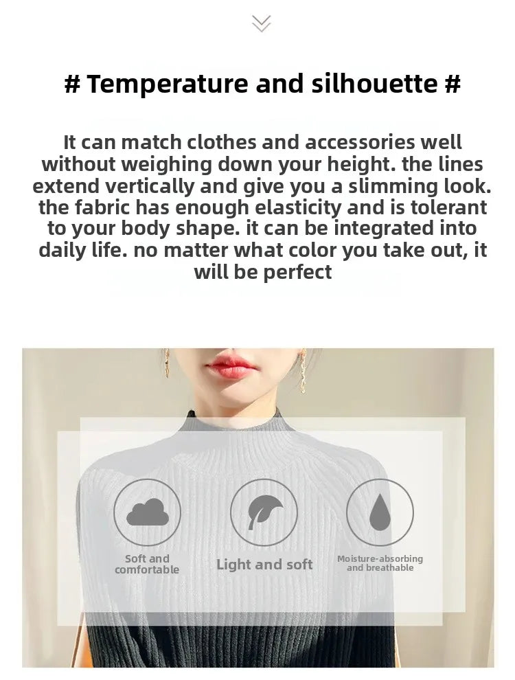 Pull Sans Manches Femme Col Montant | MDN