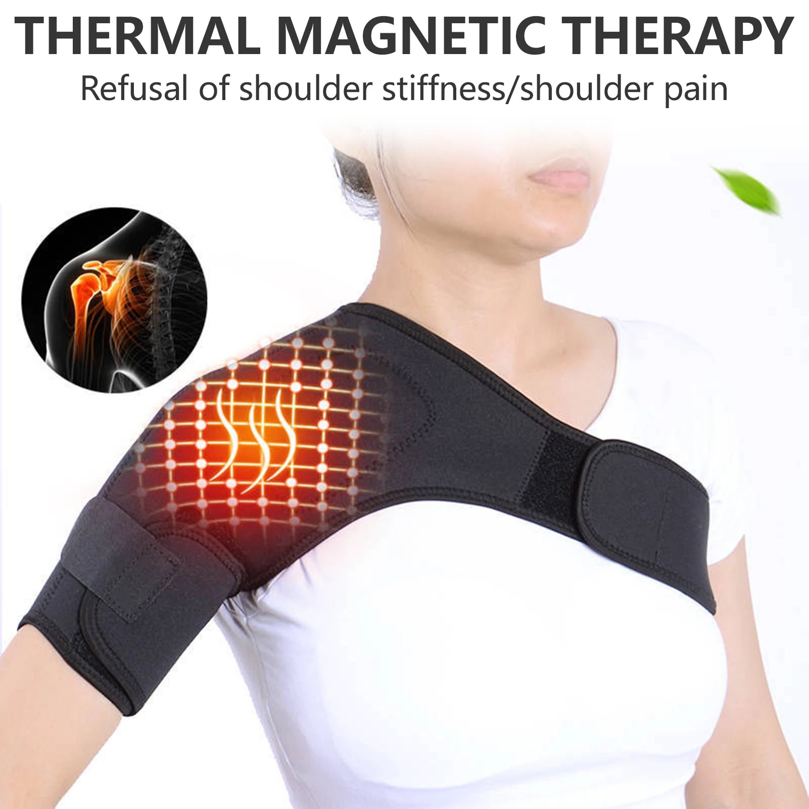 Attelle Épaule Auto-Chauffante Réglable - Douleurs Cervicales & Physiothérapie | MDN Store 25