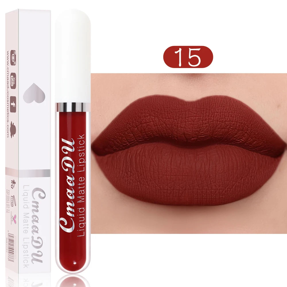 Gloss Lèvres Mat CmaaDu Imperméable Longue Tenue Teinture Rouge | MDN Store