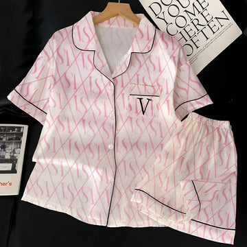 Pyjama Soie Glacée Court Été | MDN Store