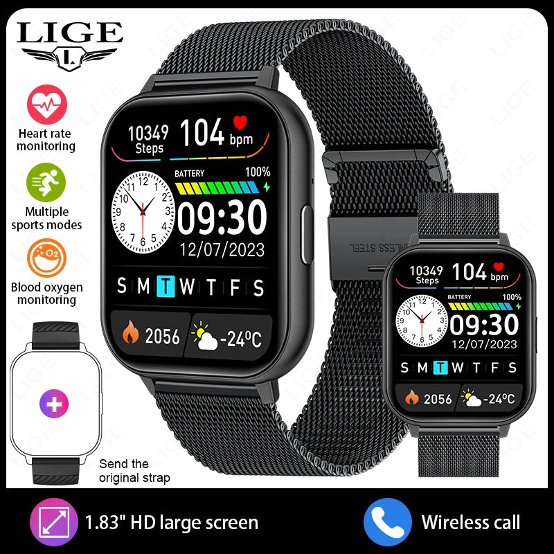Montre Connectée Femme LIGE Tactile Personnalisable | MDN Store