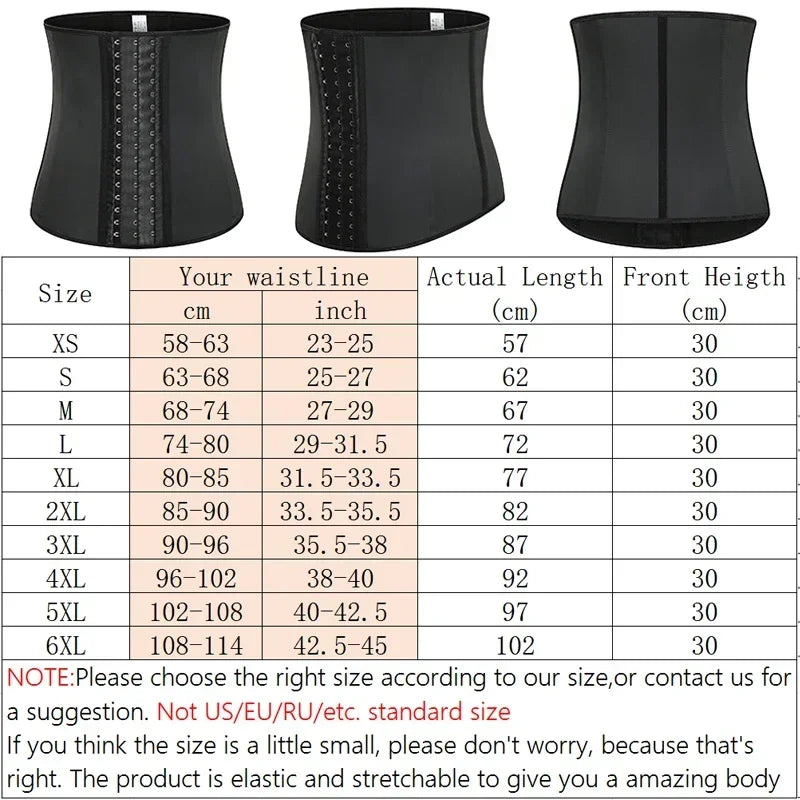 Ceinture Latex Serre-Taille Femme 9 Baleines Acier | MDN Store 25