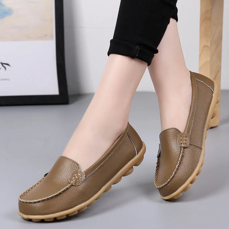Chaussures Cuir Confort Slip-On Respirantes | MDN Store