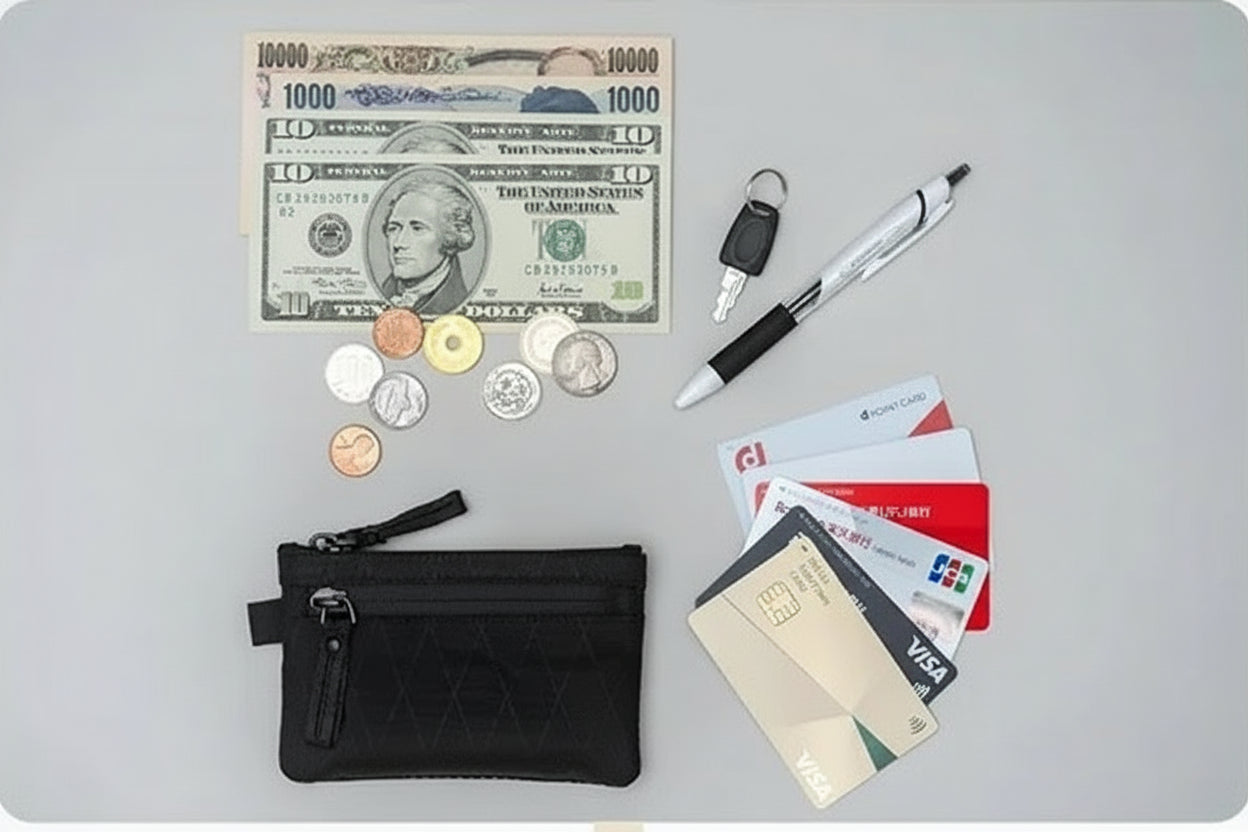 Mini Portefeuille RFID Nylon Mixte - Porte-Monnaie Compact | MDN