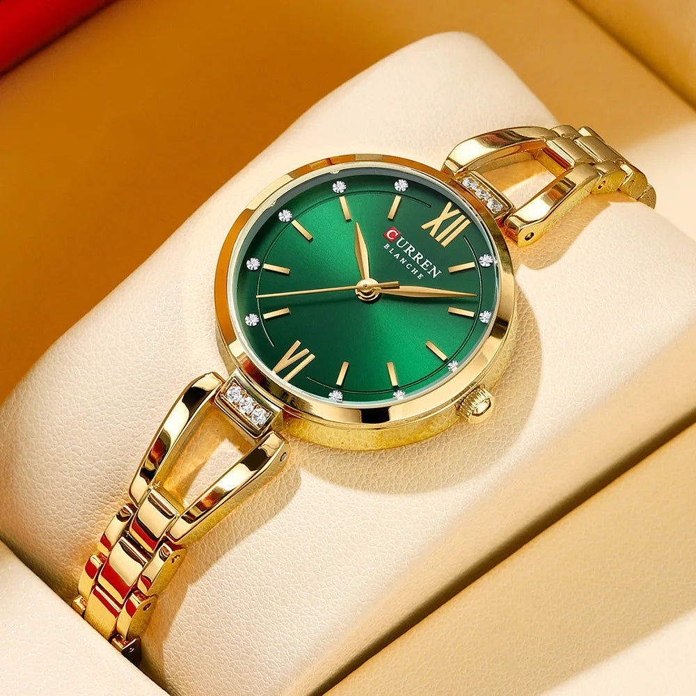 Montre Quartz Femme Acier Inoxydable Elegante Bracelet Fashion | MDN Store 25