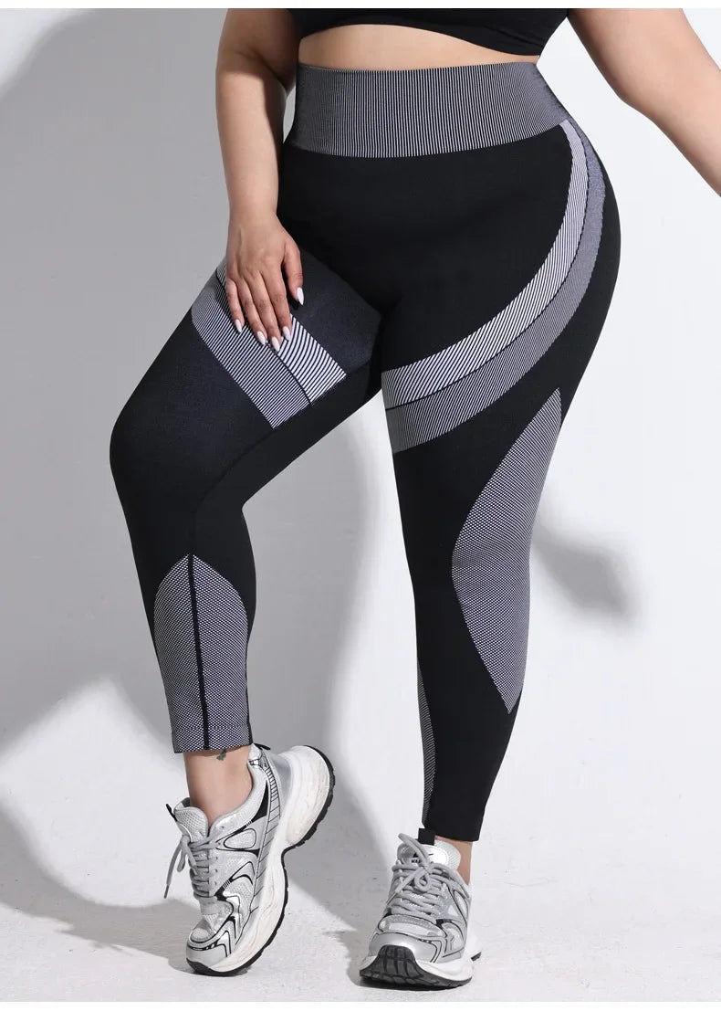 Legging Femme Grande Taille Sans Couture | MDN Store