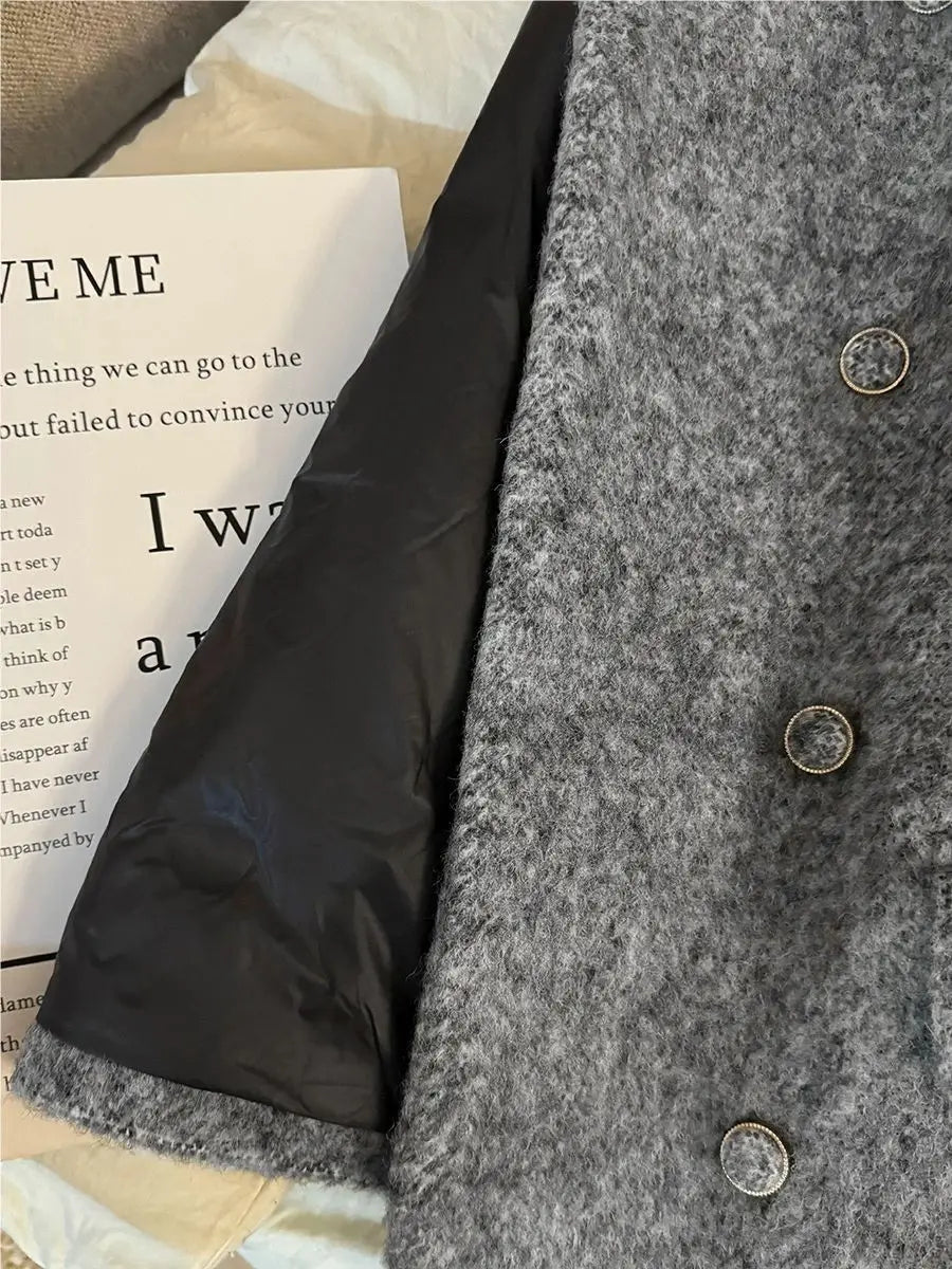 Manteau Double Boutonnage Motif Géométrique | MDN Store