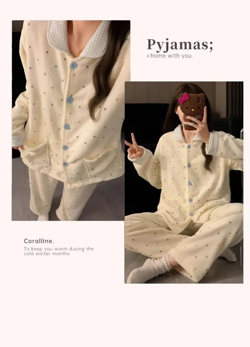 Pyjama Coton Uni 2 Pièces Hiver | MDN Store