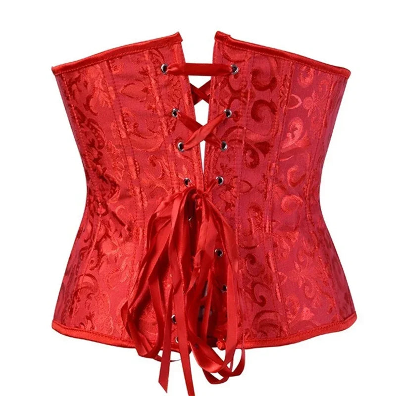 Corset Sous-Poitrine Jacquard Floral | MDN Store