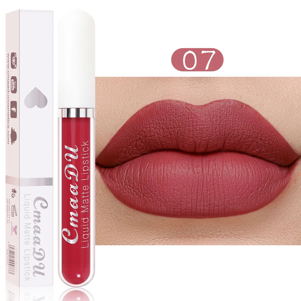 Gloss Lèvres Mat CmaaDu Imperméable Longue Tenue Teinture Rouge | MDN Store