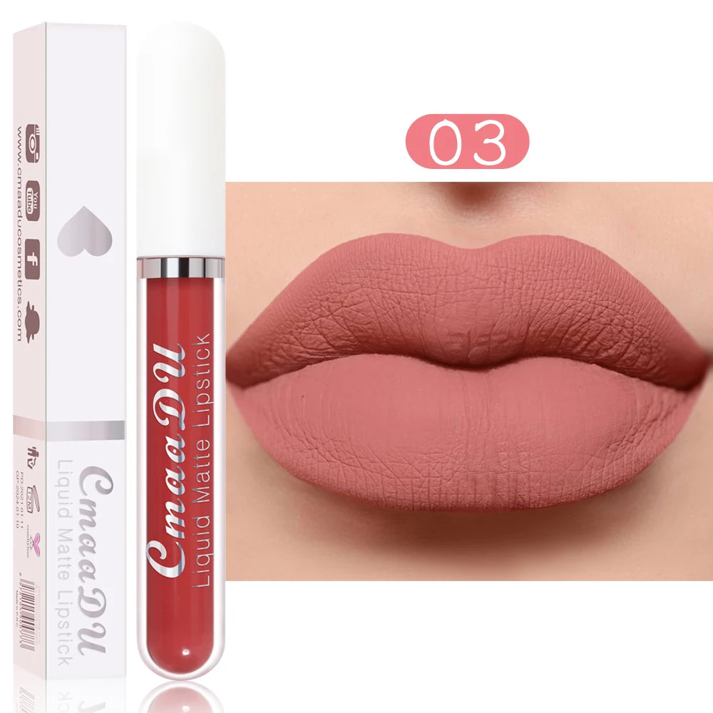 Gloss Lèvres Mat CmaaDu Imperméable Longue Tenue Teinture Rouge | MDN Store