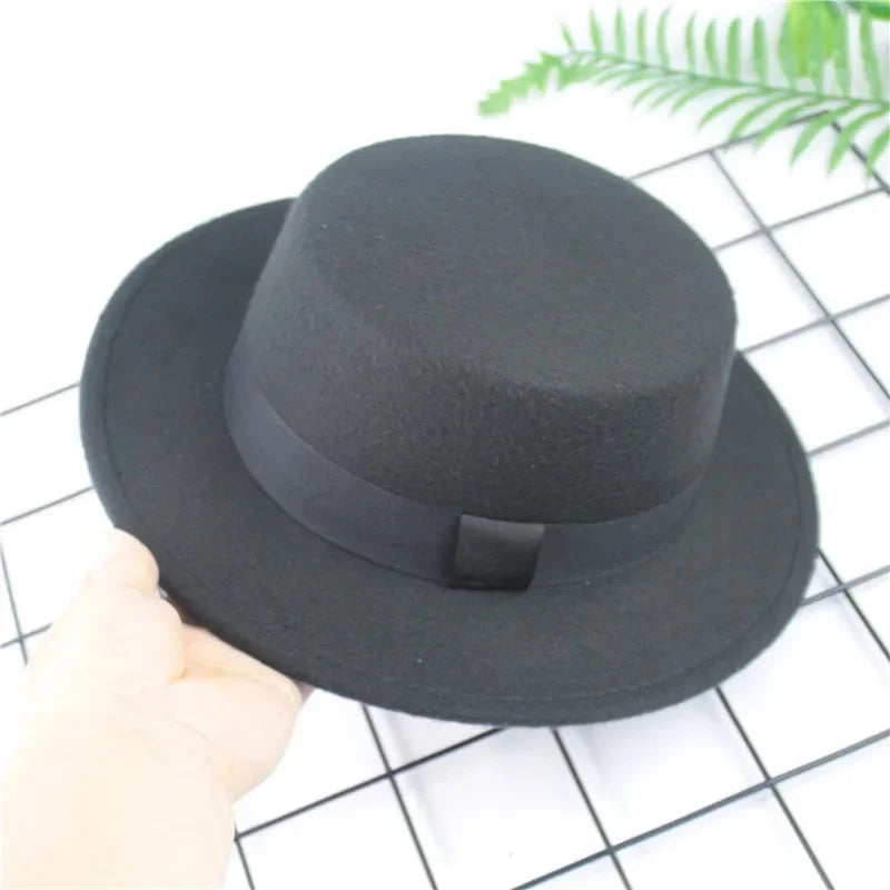Chapeau Plat Vintage Laine Britannique | MDN
