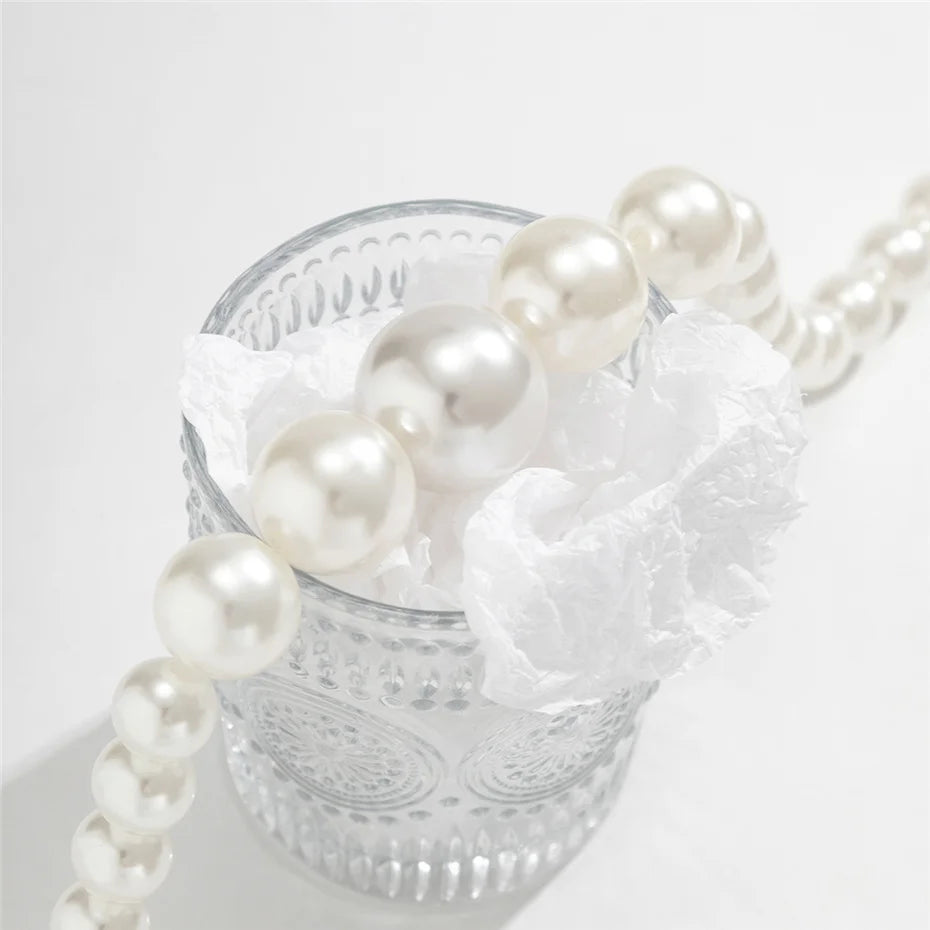 Collier Ras-de-Cou Perles Imitation Maxi | MDN Store