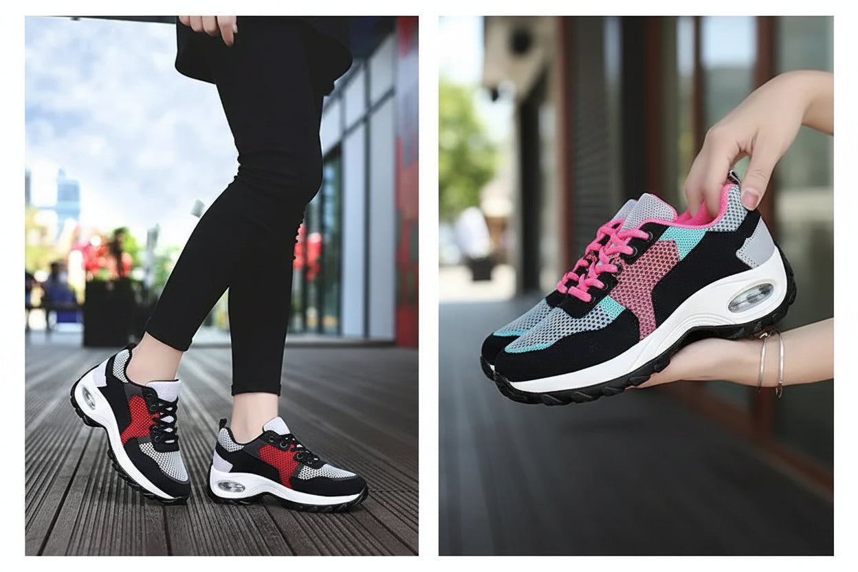Baskets Mesh Compensées Femme | MDN Store