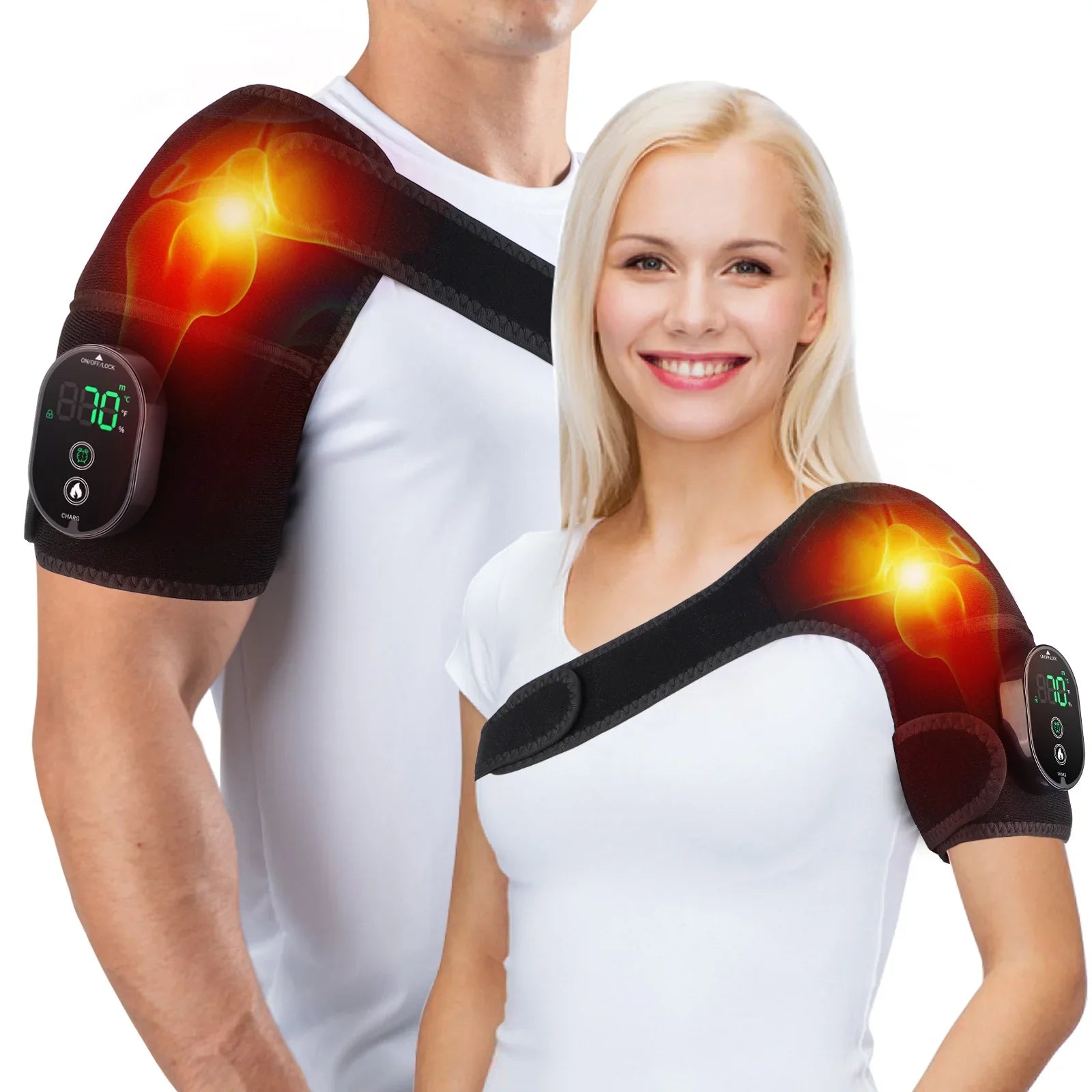 Protection Chauffante Sans Fil Épaule Genou Coude | MDN Store