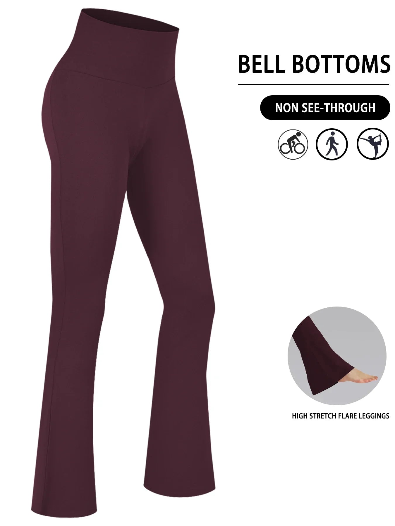 Pantalon Évasé Pattes d'Éléphant Yoga | MDN Store