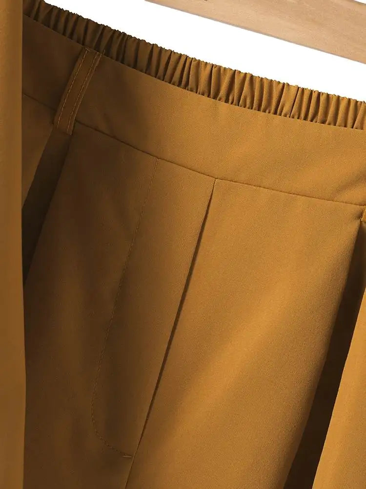 Ensemble Blouse 3/4 & Pantalon Large Paisley Bleu | MDN