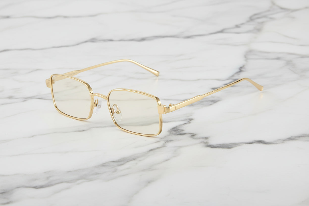 Lunettes Soleil Rectangle Y2K Alliage | MDN