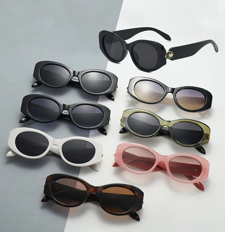 Lunettes Soleil Cat Eye Serpent Métal | MDN Store