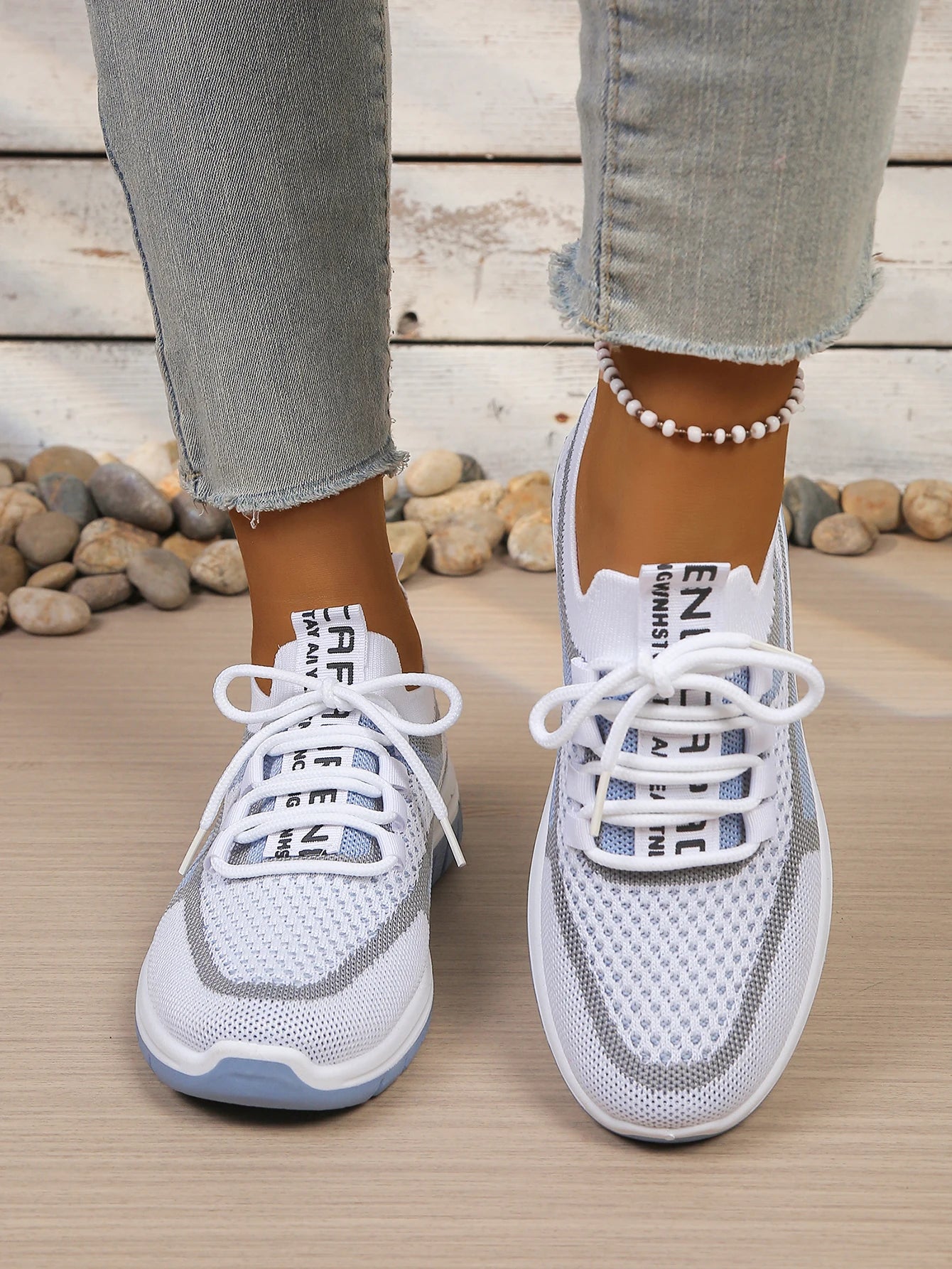 Baskets Bicolores Décontractées Femme Été | MDN Store 25