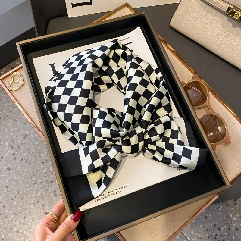 Foulard Soie Long Étroit Femme Cravate | MDN Store