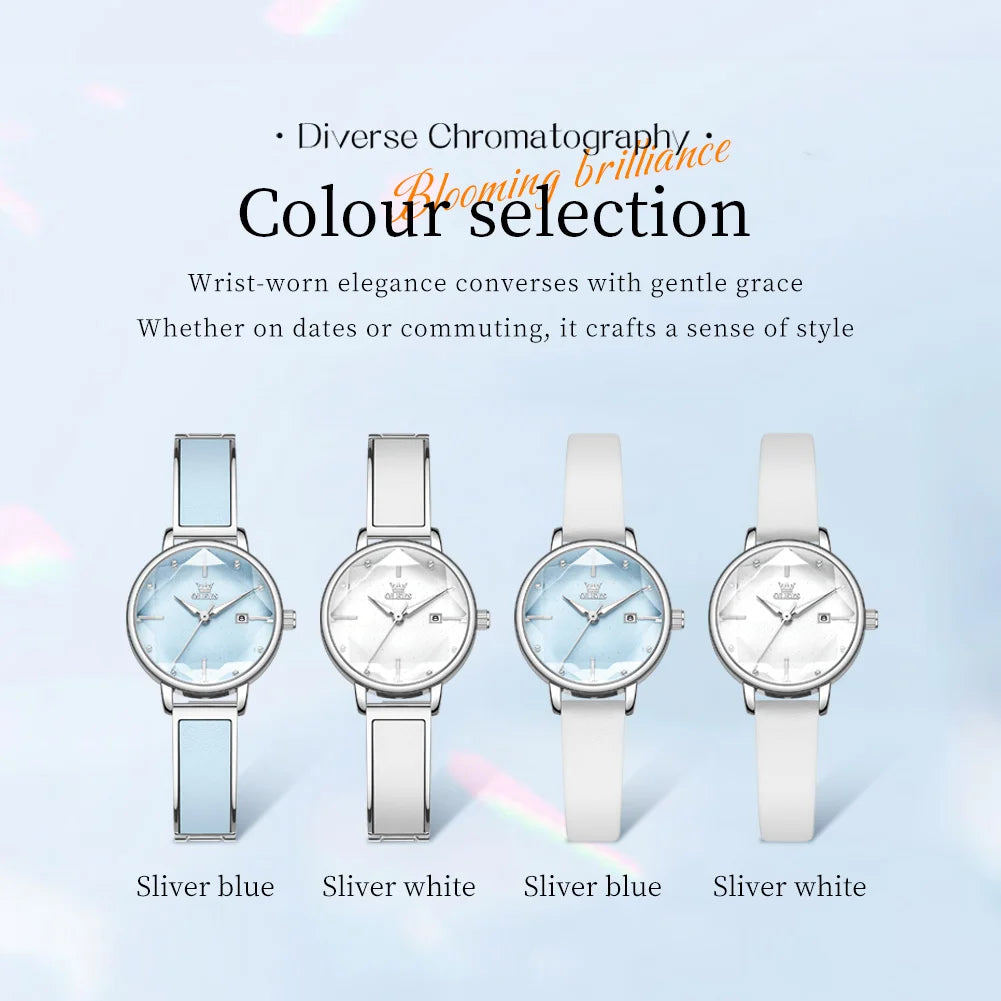 Montre Femme OLEVS Mécanique Automatique Saphir | MDN