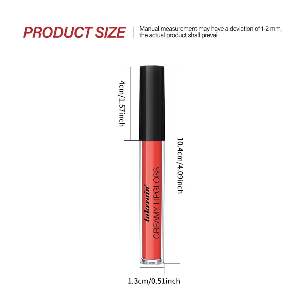 Gloss Lèvres Crémeux Imperméable 8 Couleurs Velours Mat Hydratant | MDN Store