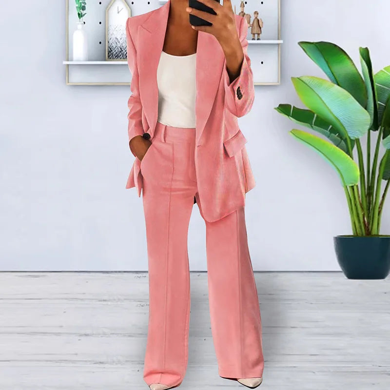 Ensemble Tailleur Pantalon Blazer Noir | MDN Store