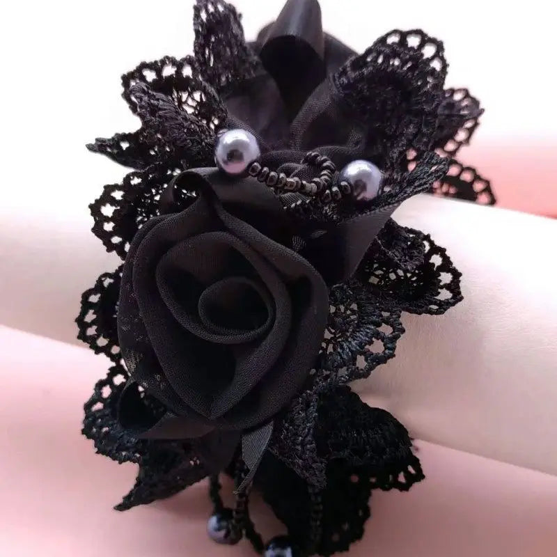 Bandeau Cheveux Fleur Maille Élégant | MDN