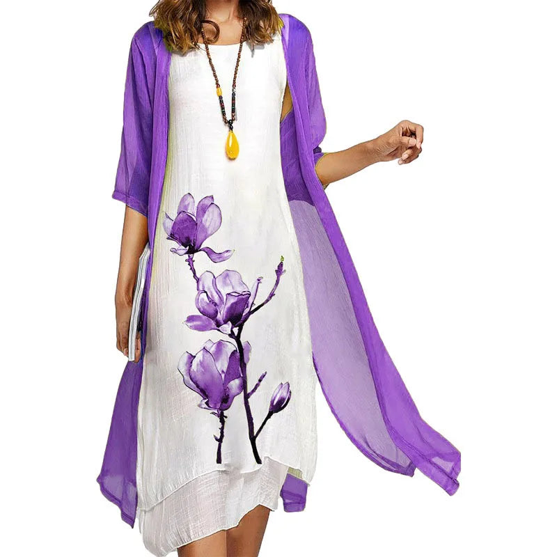 Robe Gris clair taille XXL femme - MDN Store 25