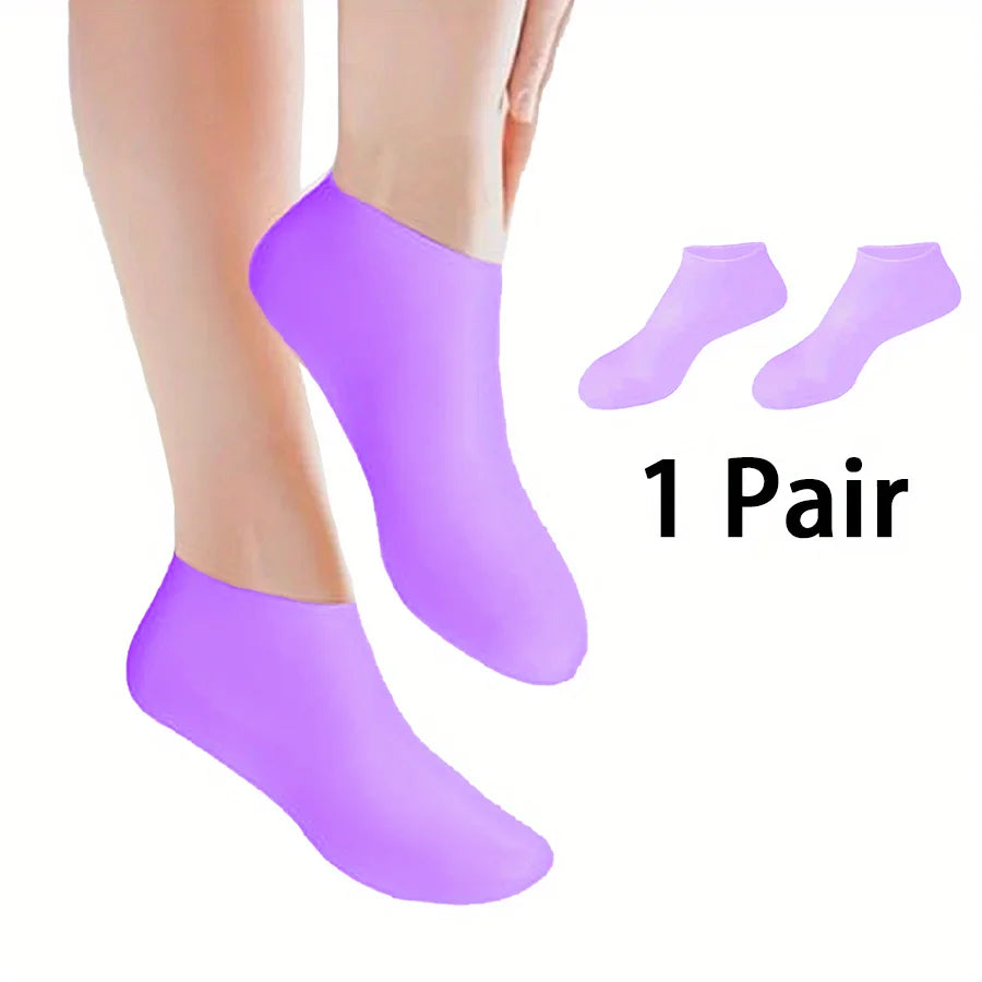 Chaussettes Hydratantes Silicone - Pieds Secs & Talons Craquelés Femme | MDN Store 25