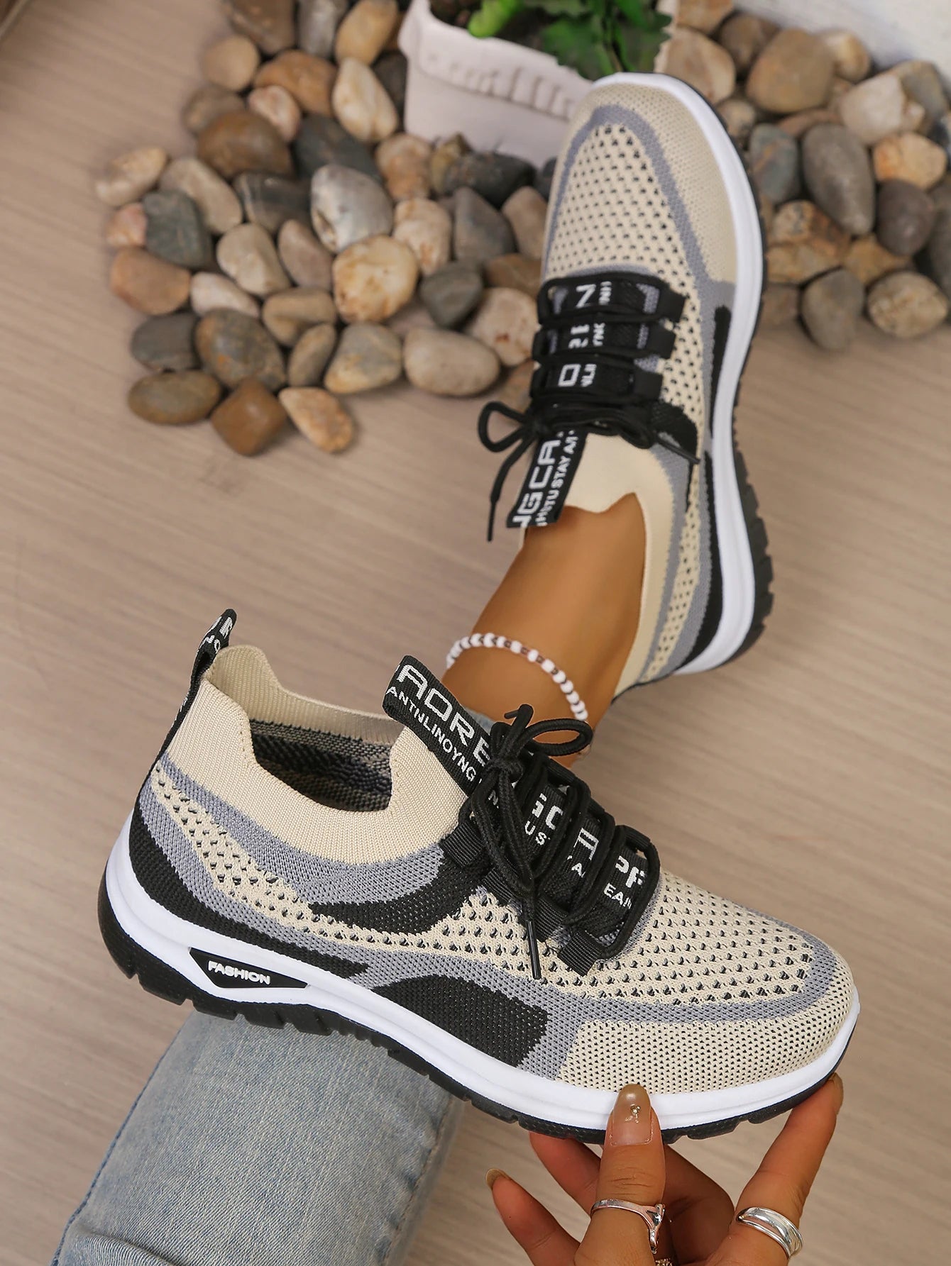 Baskets Bicolores Décontractées Femme Été | MDN Store 25