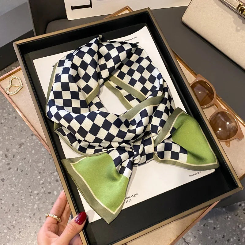 Foulard Soie Long Étroit Femme Cravate | MDN Store