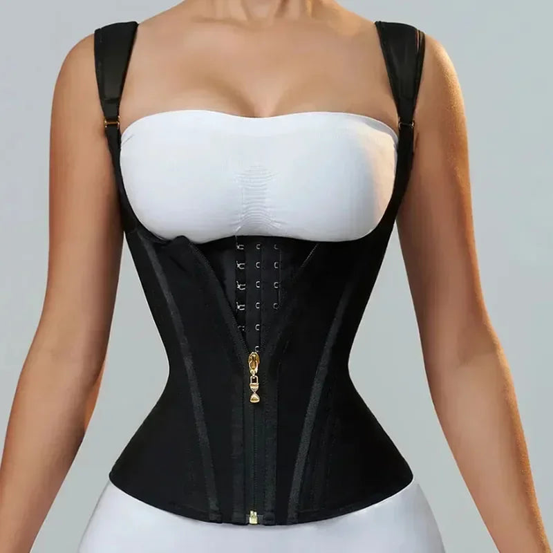 Debardeur Gainant Double Compression Femme Fermeture Eclair | MDN Store 25