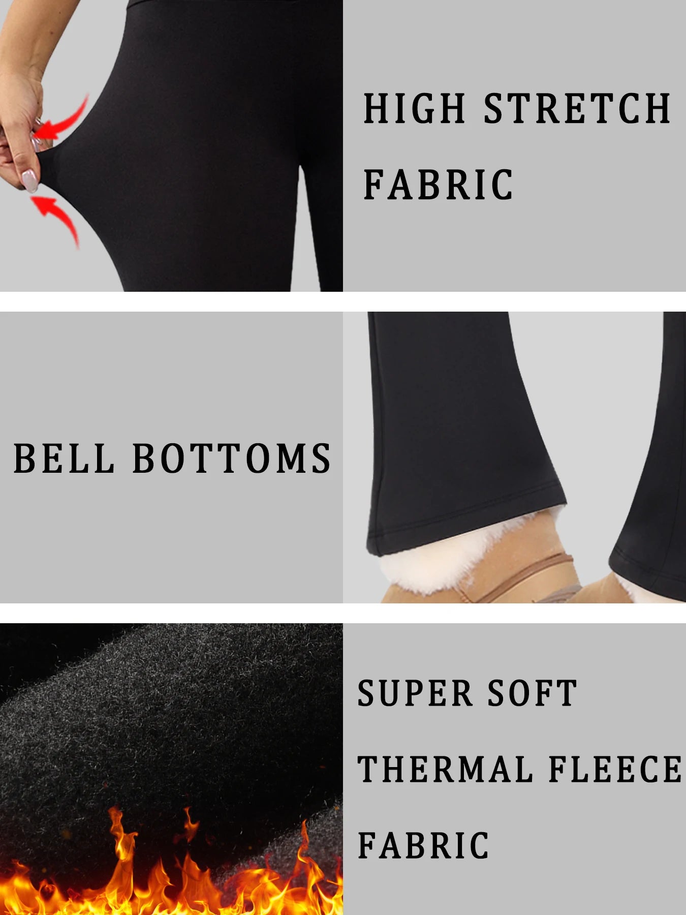 Pantalon Évasé Yoga Taille Haute Femme | MDN Store