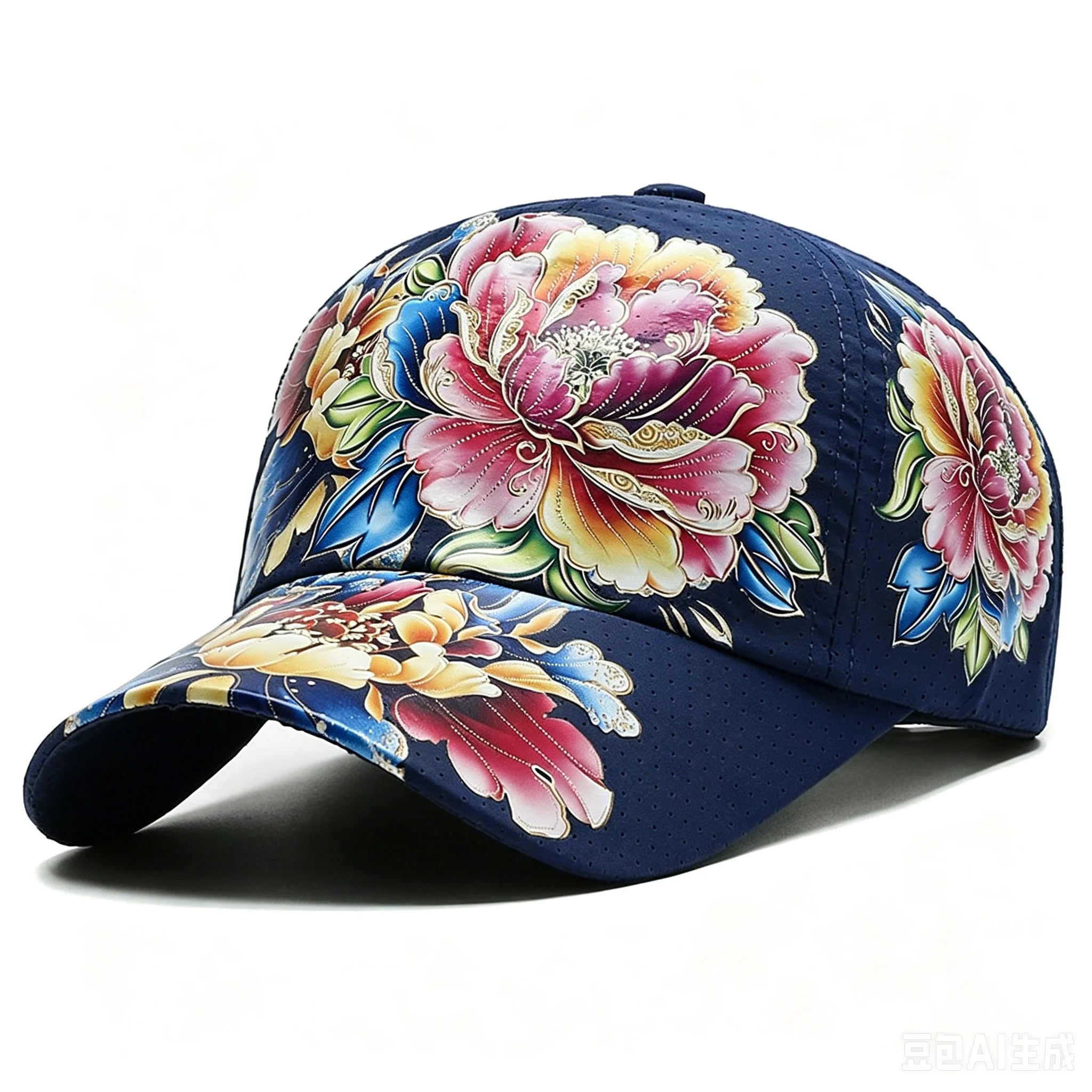 Casquette Baseball Florale Tie-Dye Hip Hop Femme Coton Reglable | MDN Store 25