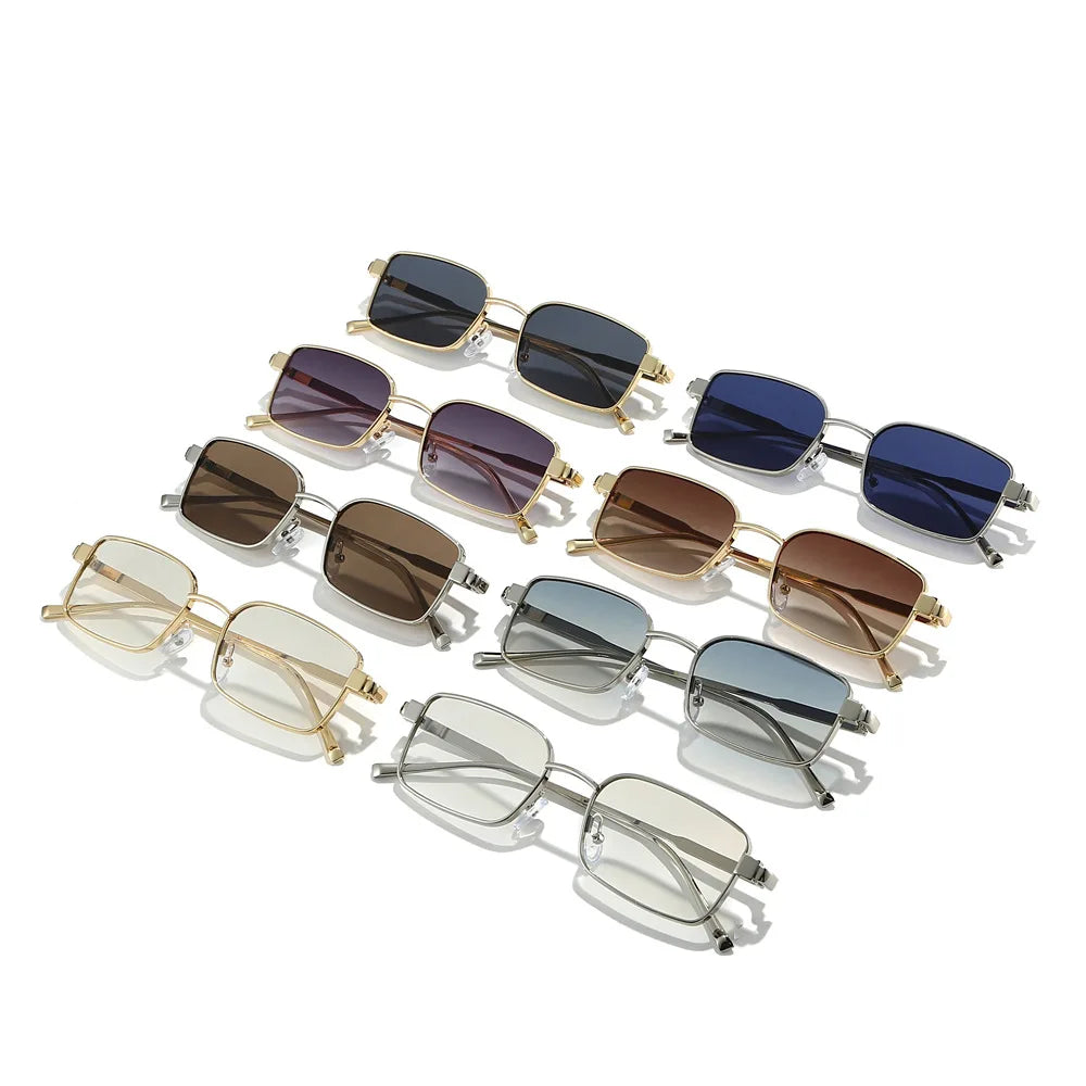 Lunettes Soleil Rectangle Style Années 2000 Alliage | MDN Store