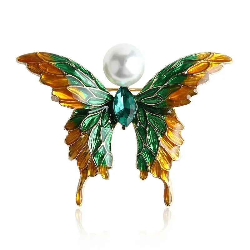 Broche Papillon Baroque Vintage Pin Badge Élégant | MDN