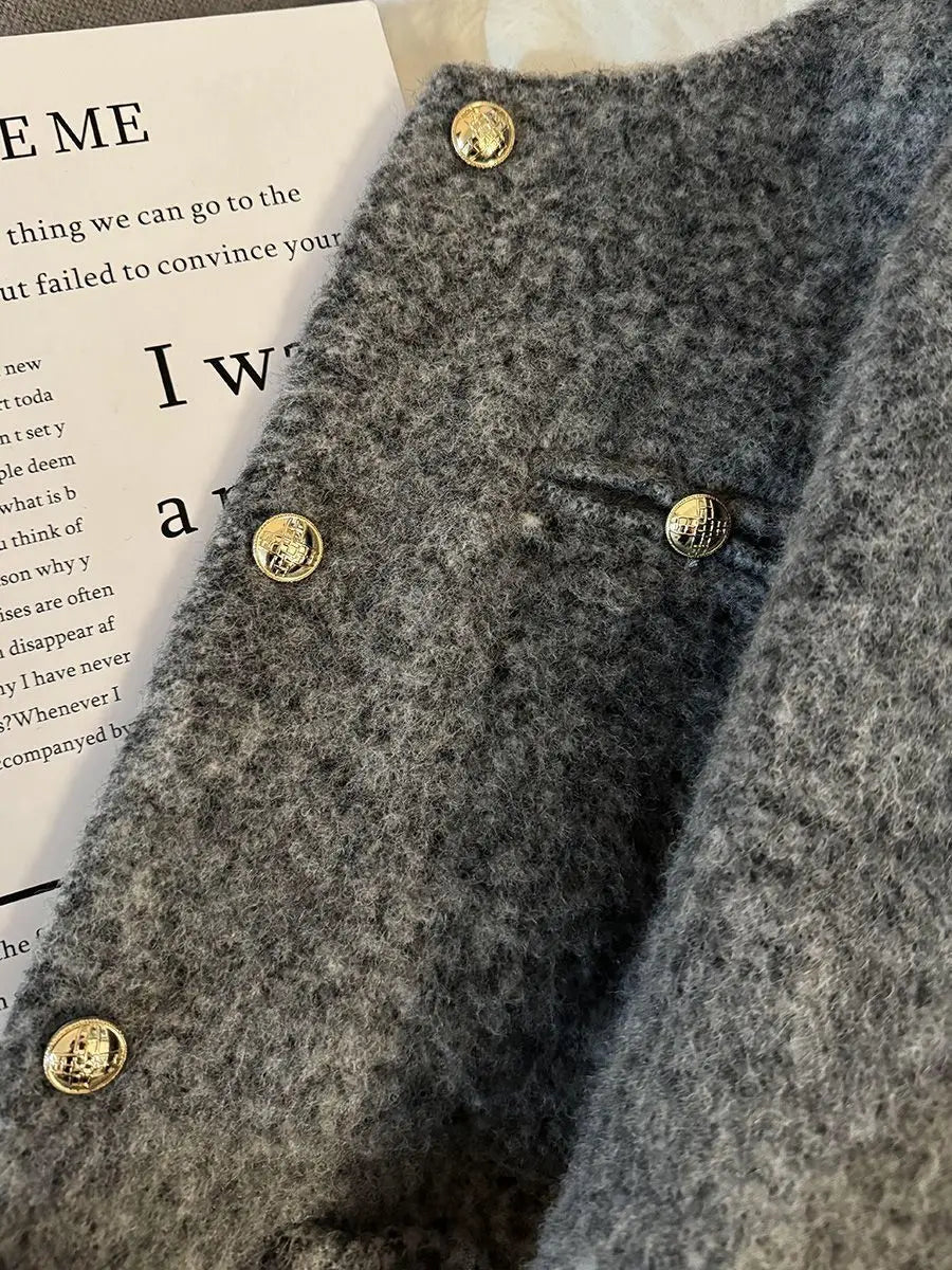 Veste Courte Grise Style Français | MDN Store