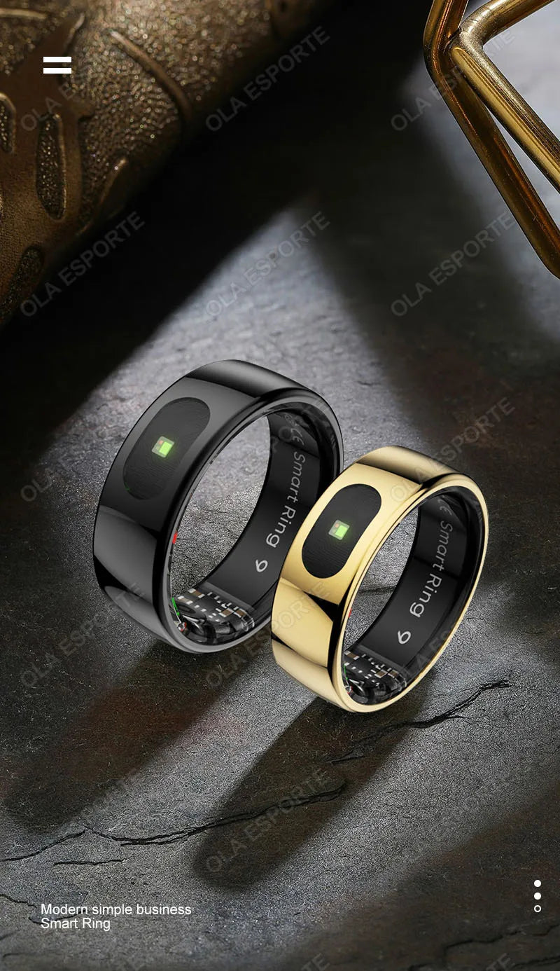 Bague Connectée Smart Ring Santé Température Étanche 5ATM | MDN Store